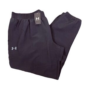 Under Armour UA Stretch Woven CW Joggers Men's 3XL Black 1379683-001‎ NWT Fitted